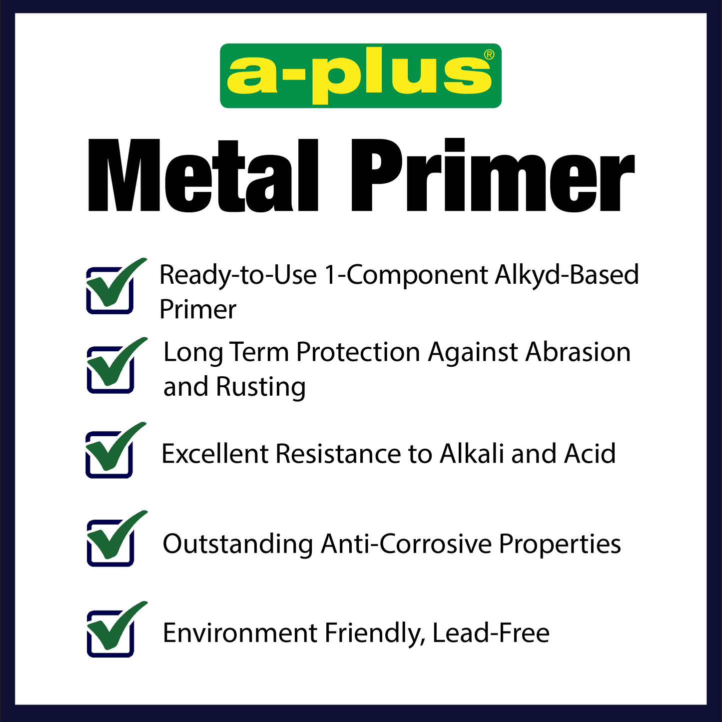 A-Plus Metal Primer – Premium Anti-Corrosive Paint