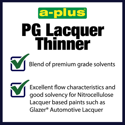 PG Lacquer Thinner – Premium Grade Solvent for Nitrocellulose Lacquer Paints, 1L