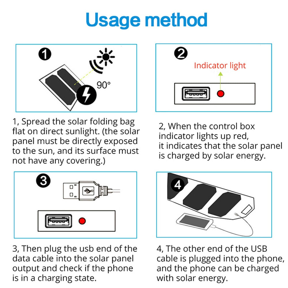 SolarFold Pro: Portable Folding Solar Charger