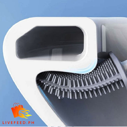 Wall-Hanging Soft-Haired Toilet Brush – Hygienic, Efficient & Space-Saving Design