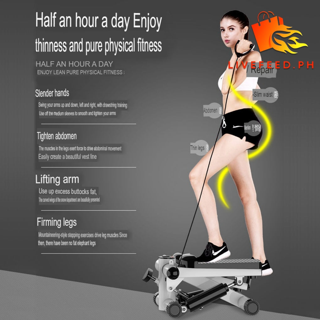 Mini Hydraulic Fitness Stepper – Get Fit at Home with Every Step!