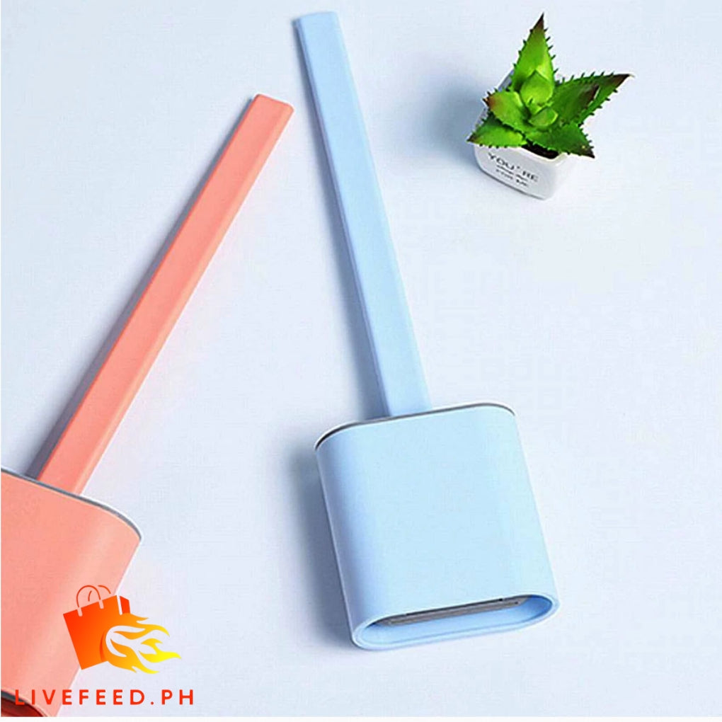 Wall-Hanging Soft-Haired Toilet Brush – Hygienic, Efficient & Space-Saving Design