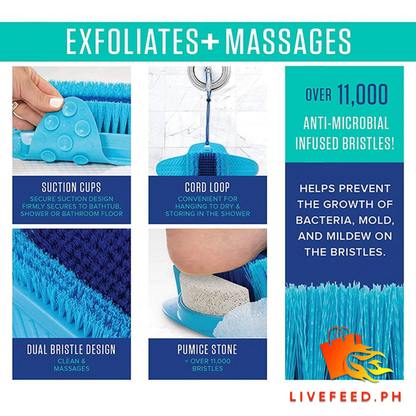 Effortless Foot Care Brush – Complete Foot Cleaner & Exfoliator for a Spa-Like Experience