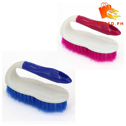 Multi-Purpose Bathroom Scrub Brush – Heavy-Duty Mildew, Grime & Soap Scum Cleaner