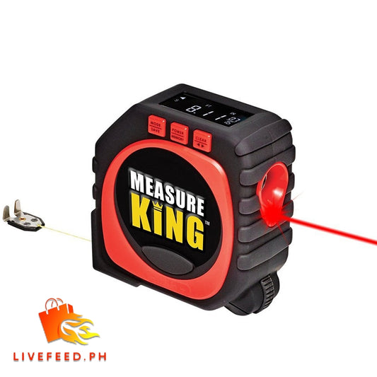 3-in-1 Digital Laser Tape Measure – Rolling, Flex Cord, and Laser Modes for Accurate Measurements