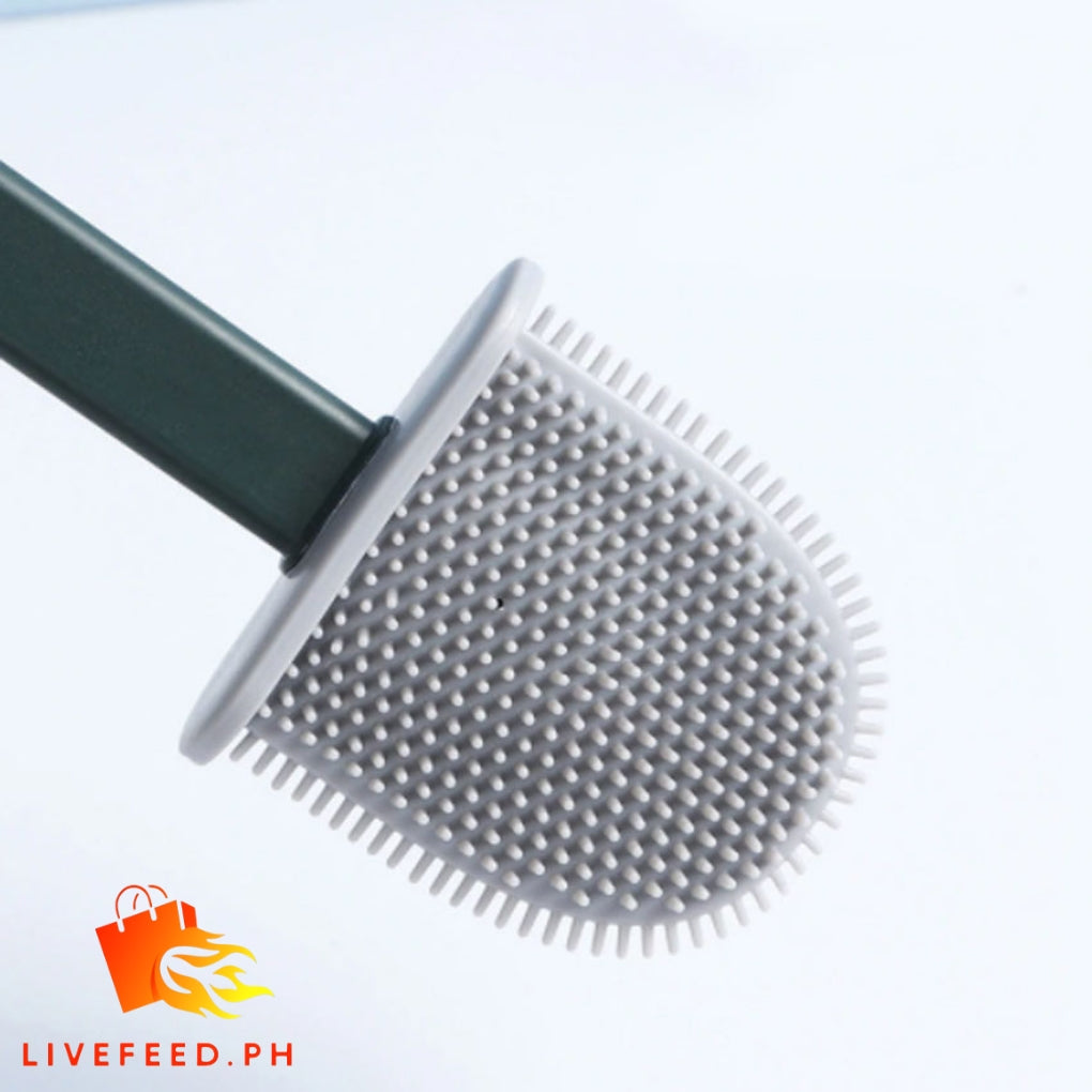 Wall-Hanging Soft-Haired Toilet Brush – Hygienic, Efficient & Space-Saving Design