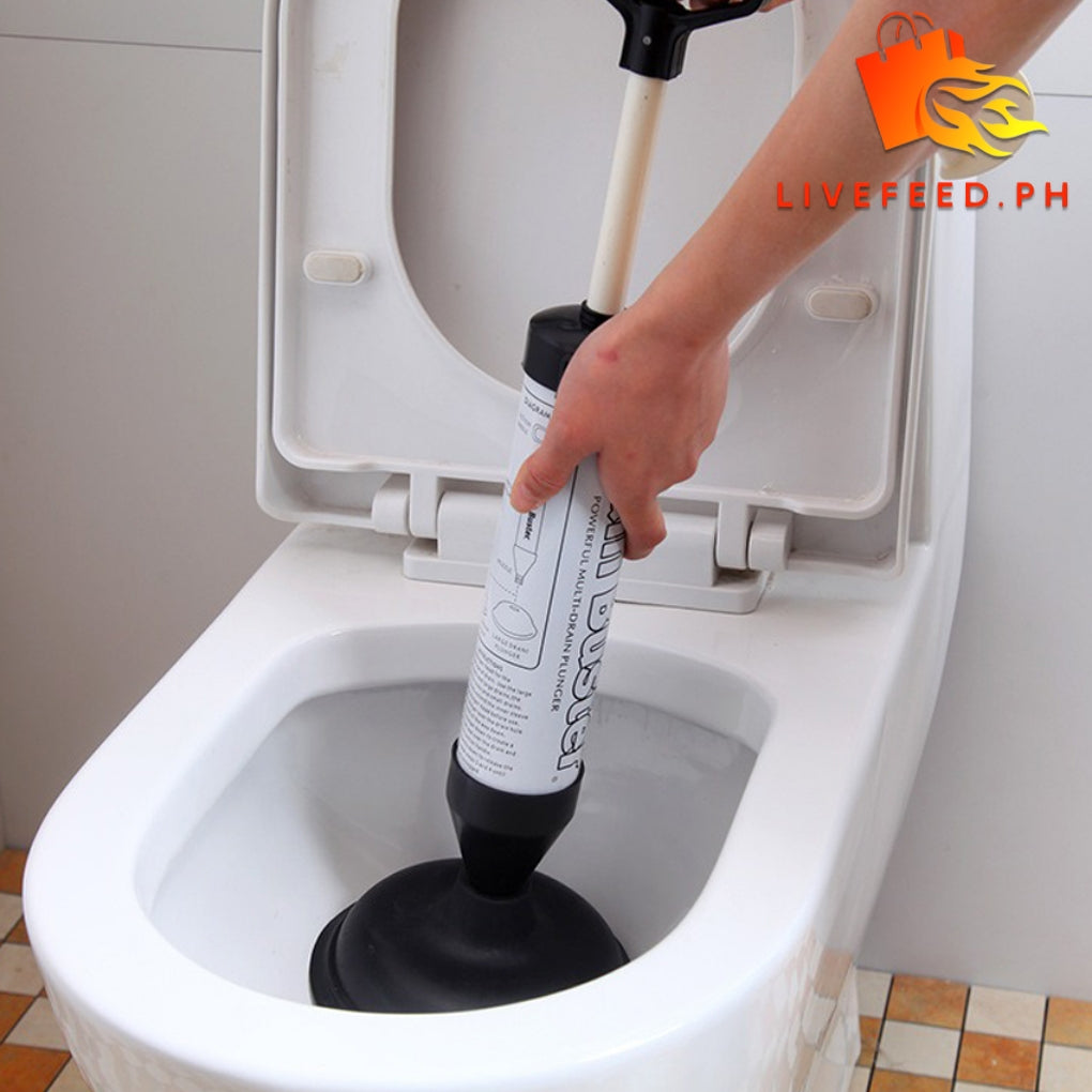 High-Pressure Toilet Suction Tool – Effortlessly Clear Clogs, No Chemicals Needed!