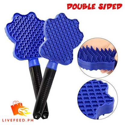 Three-in-One Pet Silicone Lint Brush Remover – Bathing, Grooming, and Massage for Your Pet