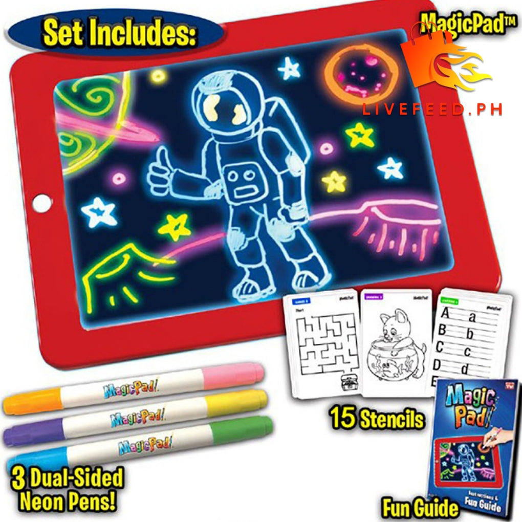 MagicGlow Light-Up Drawing Pad