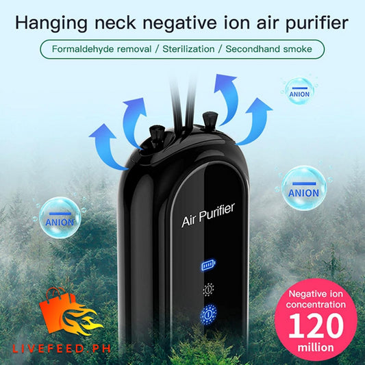 AirAura™ Mini Hanging Neck Negative Ion Air Purifier