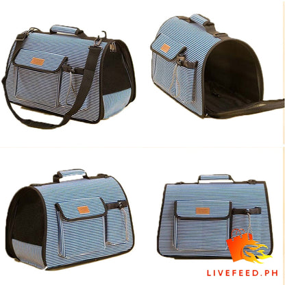 Premium Pet Carrier Travel Bag – Stylish, Spacious, and Pet-Approved