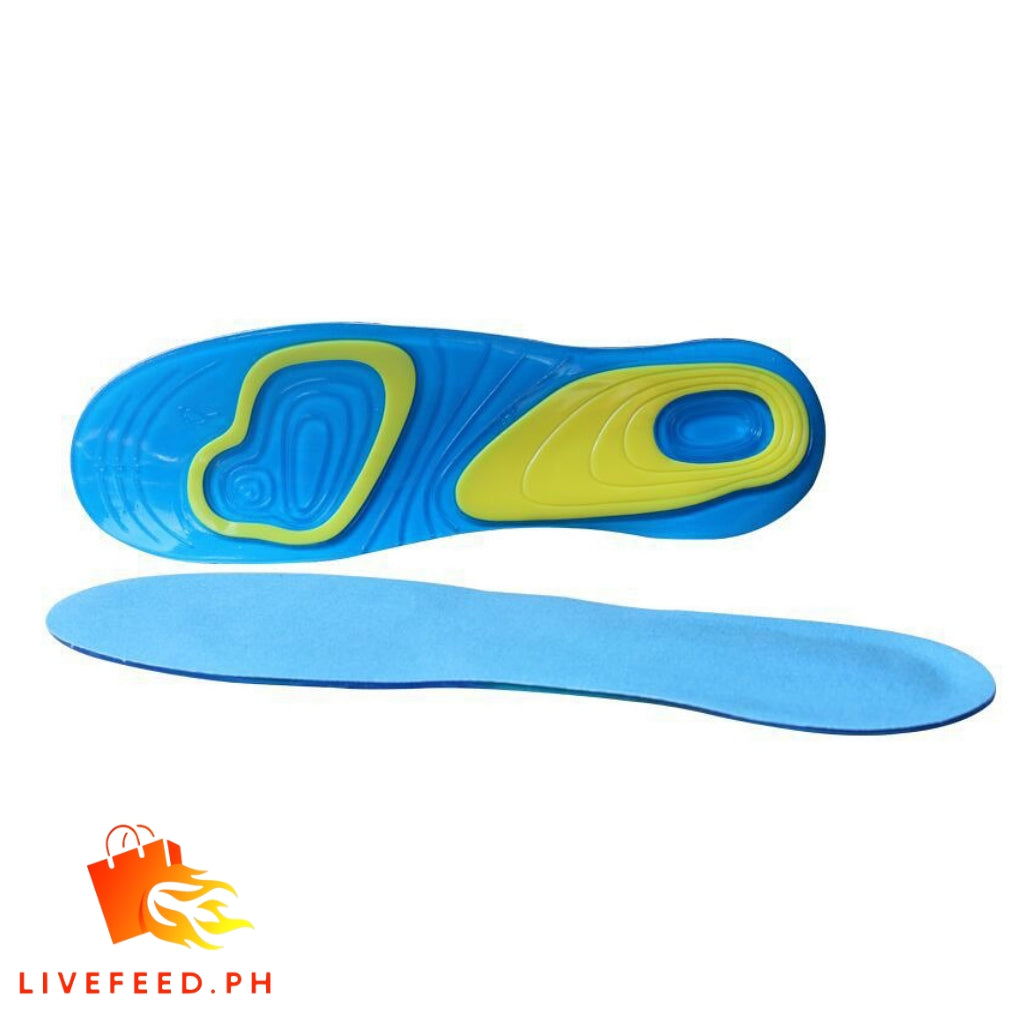 ShockGuard Gel Insoles: Soft Silicone Shock Absorbing Sports Cushioning