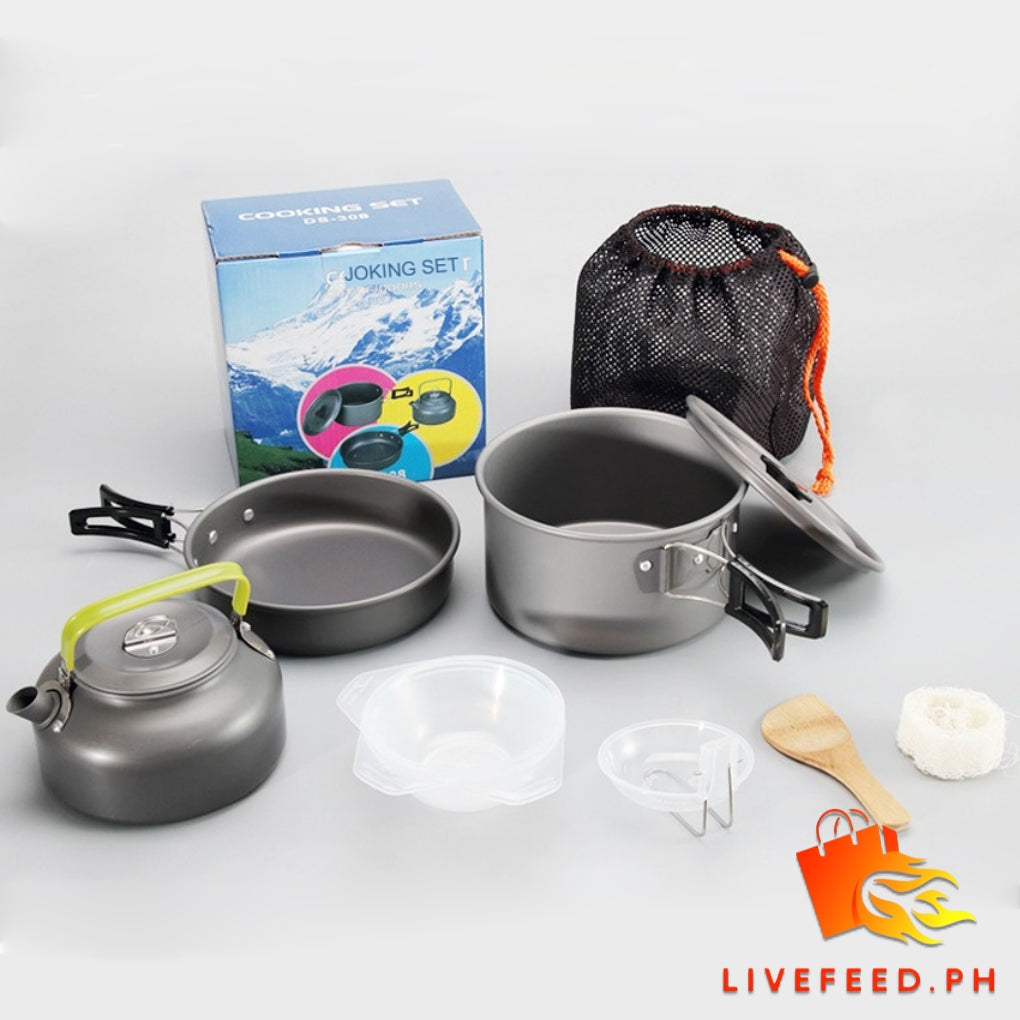 Deerjoy Outdoor Pro: Non-Stick Camping Cookware Set