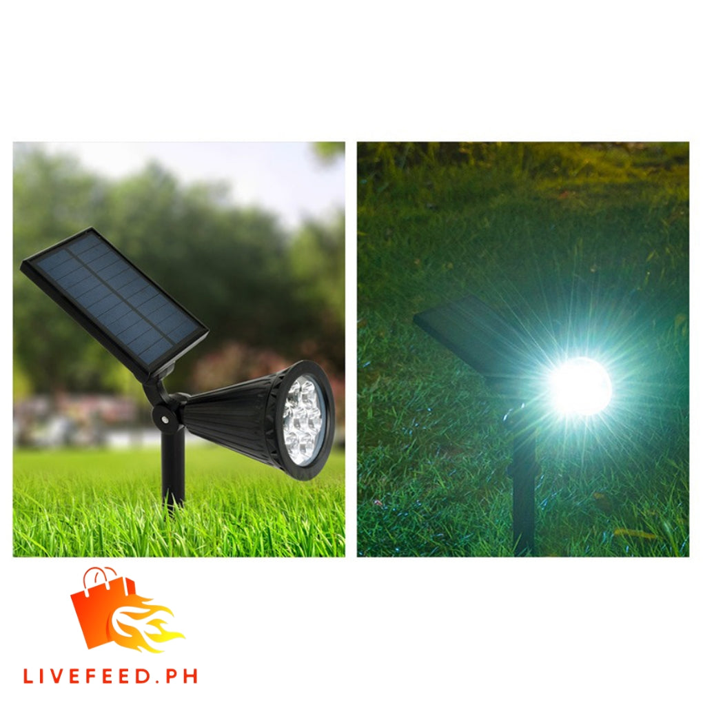 SolarGlow 7-LED Waterproof Lawn Light