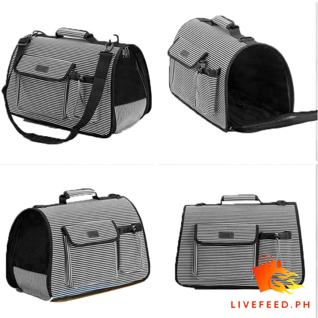 Premium Pet Carrier Travel Bag – Stylish, Spacious, and Pet-Approved