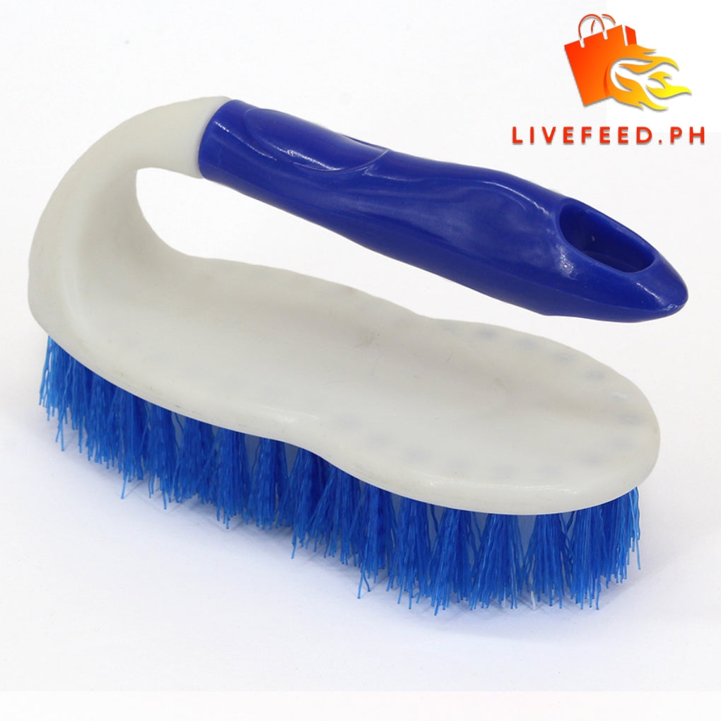 Multi-Purpose Bathroom Scrub Brush – Heavy-Duty Mildew, Grime & Soap Scum Cleaner