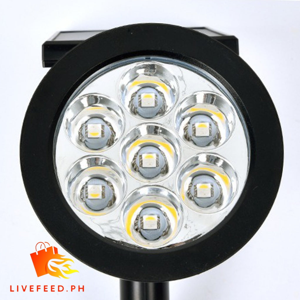 SolarGlow 7-LED Waterproof Lawn Light