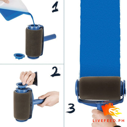 ProPaint Max: Spill-Proof Refillable Paint Roller System