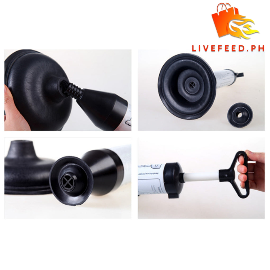 High-Pressure Toilet Suction Tool – Effortlessly Clear Clogs, No Chemicals Needed!