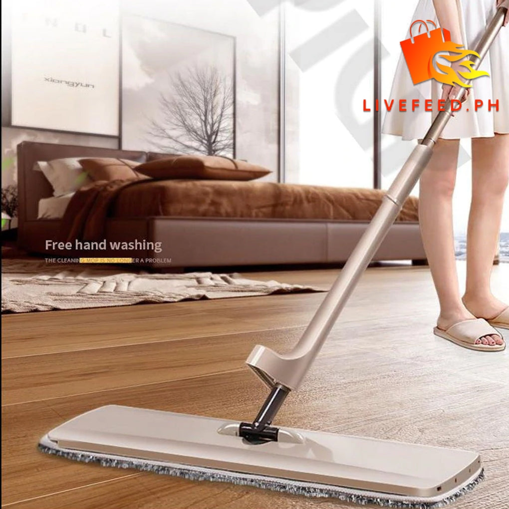 Hands-Free Self-Cleaning Mop with Winger – 360° Swivel Rotation for Effortless Cleaning