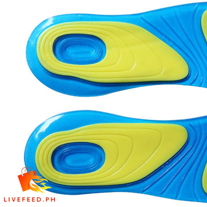 ShockGuard Gel Insoles: Soft Silicone Shock Absorbing Sports Cushioning