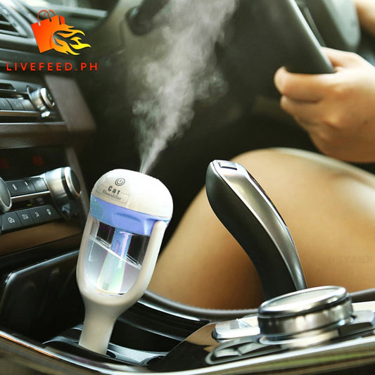 Portable Car Humidifier Diffuser – Aromatherapy, Air Purification & Moisture for a Refreshing Drive