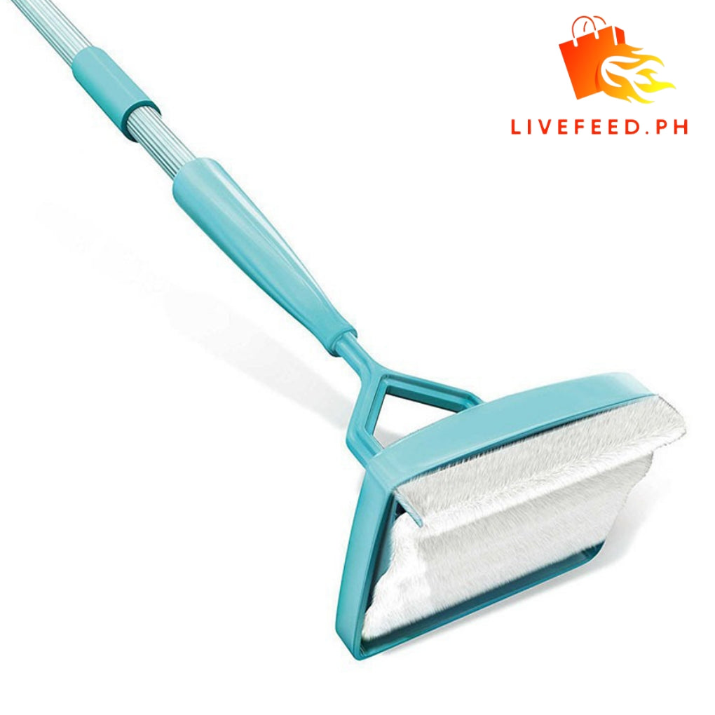 Retractable Household Cleaning Mop | 360° Rotating Microfiber Mop for Baseboards & Surfaces