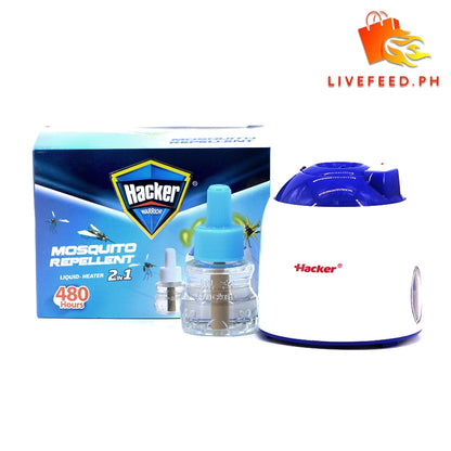 2-in-1 Electric Mosquito Repellent Heater & Repellent Liquid – Ultimate Protection Against Mosquitoes