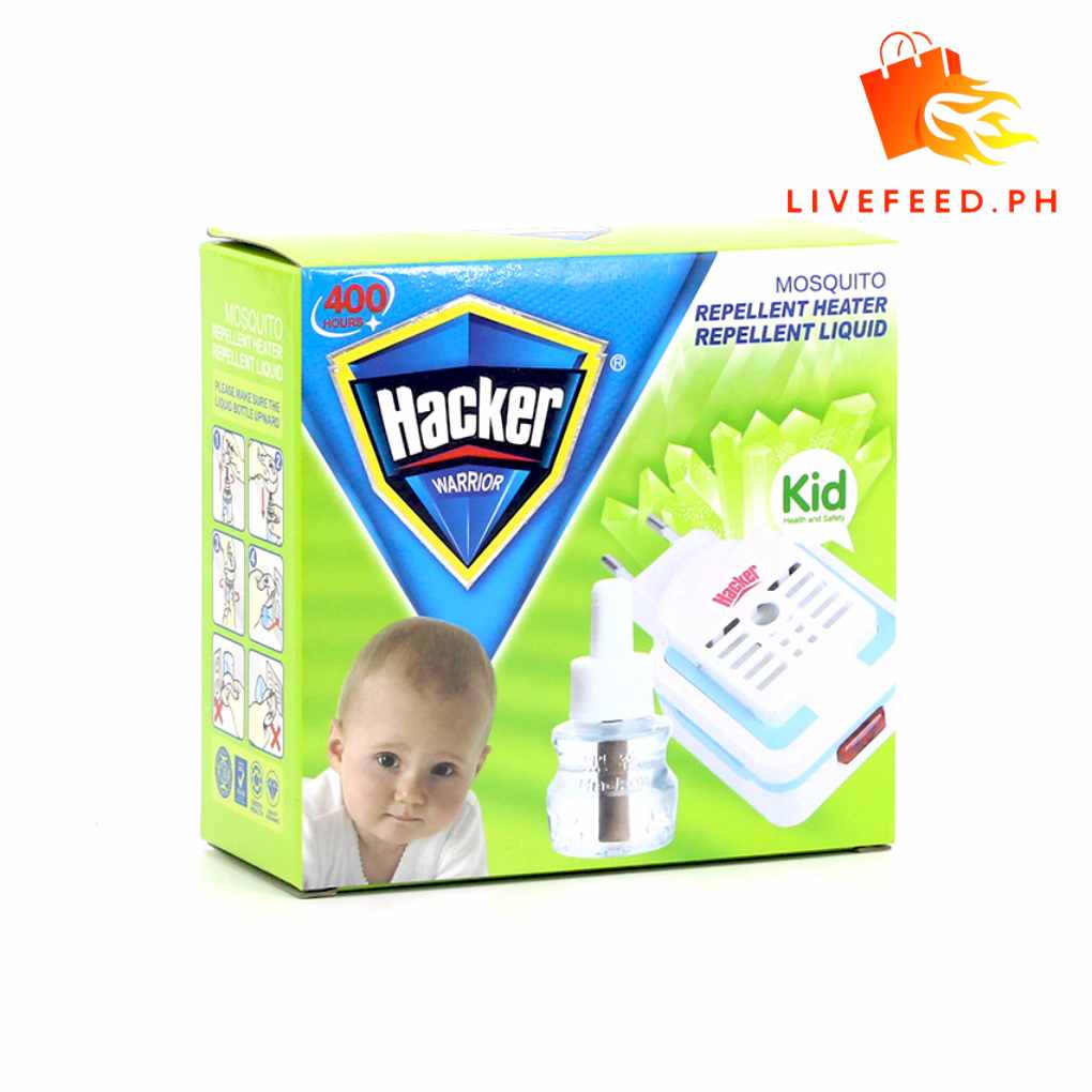 HackerPest Electric Mosquito Repellent Heater & Liquid