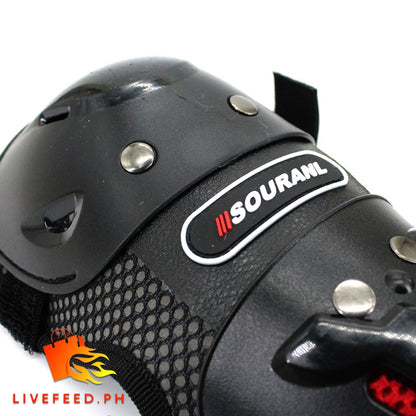 Knee and Elbow Pad Protectors for Motorcycle Riders