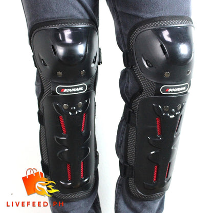 Knee and Elbow Pad Protectors for Motorcycle Riders