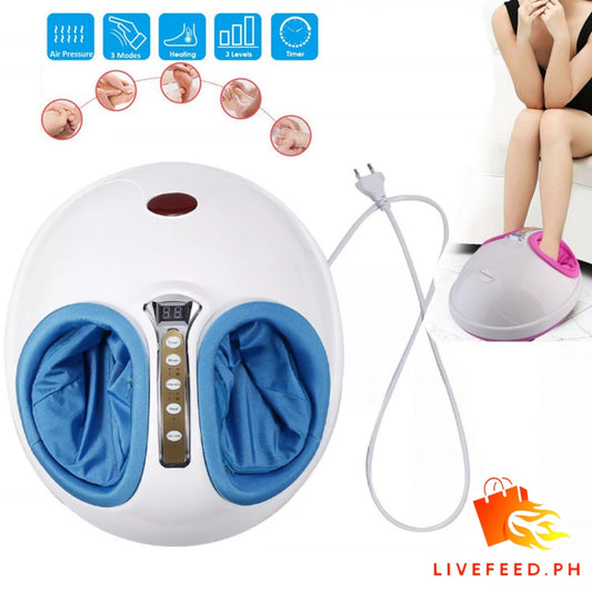 Shiatsu Pedicure Foot Massager Machine – 5-in-1 Heat, Air Pressure & Kneading Massage for Relaxation & Pain Relief