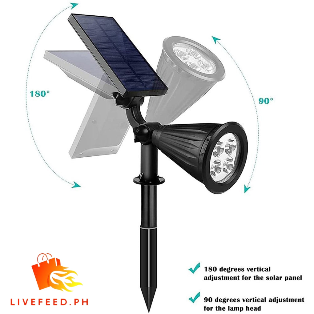 SolarGlow 7-LED Waterproof Lawn Light