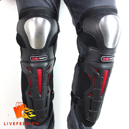 Knee & Elbow Pad Protector for Motorcycle Riders – Breathable, Impact-Resistant Safety Gear