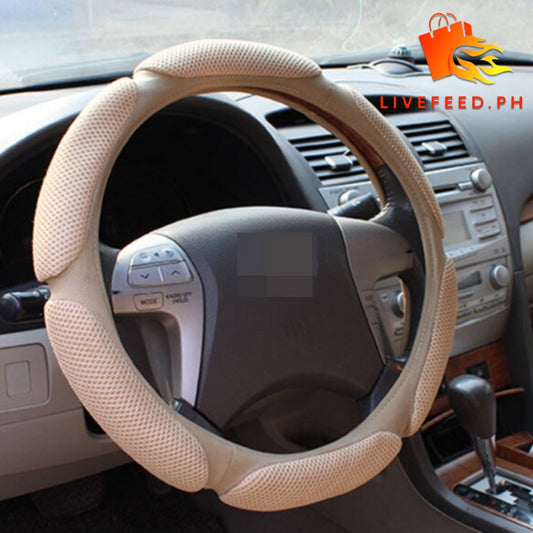 DriveLux™ Carbon Fiber Steering Wheel Cover