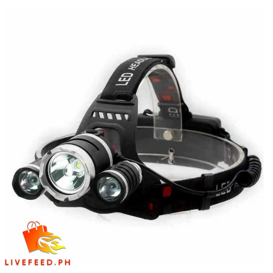 PowerBeam 6000: Rechargeable LED Headlamp with 3 Adjustable Light Modes