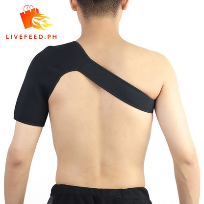 Sports Fitness Shoulder Pads | Adjustable Compression Shoulder Brace for Pain Relief & Injury Support