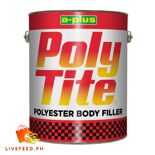 Professional-Grade Polytite Polyester Body Filler by A-Plus