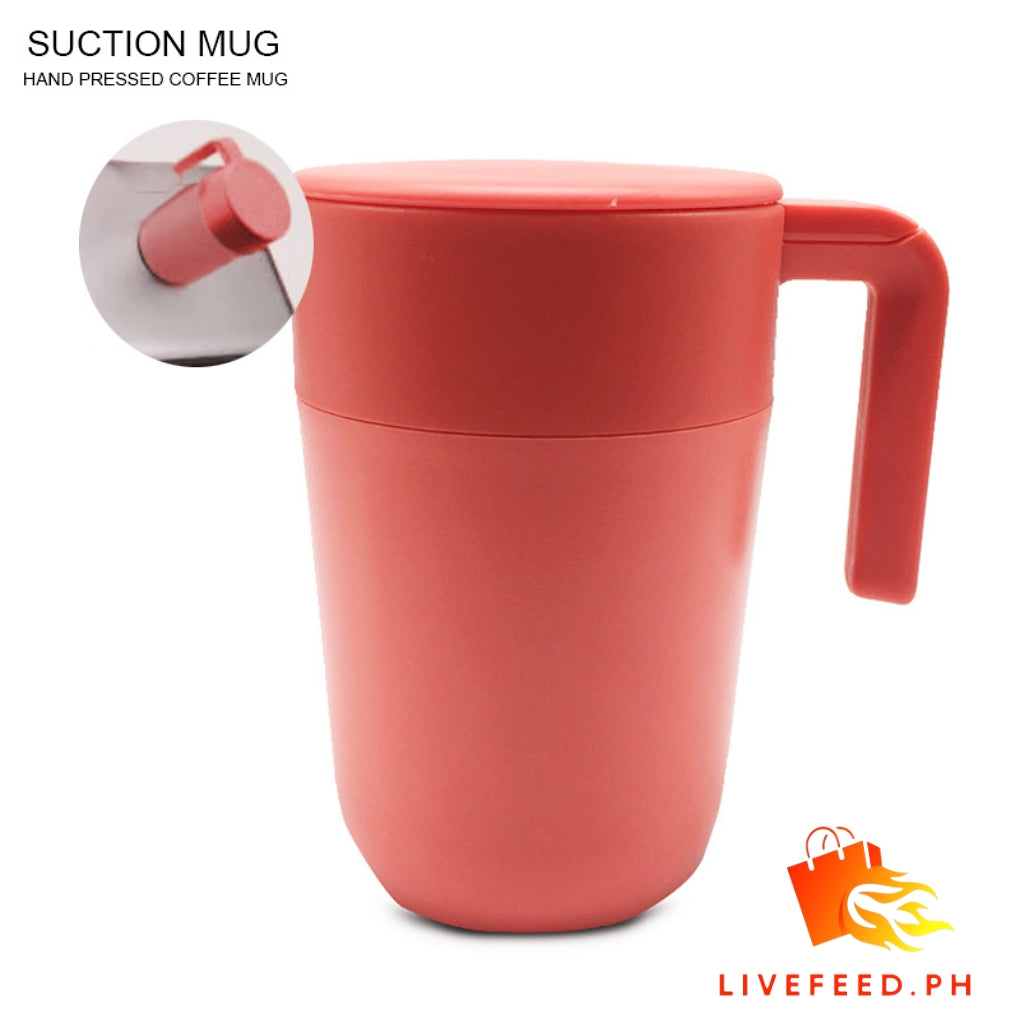 SuctionGrip 260ml Coffee Mug – Spill-Free Coffee Anytime, Anywhere