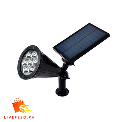 SolarGlow 7-LED Waterproof Lawn Light