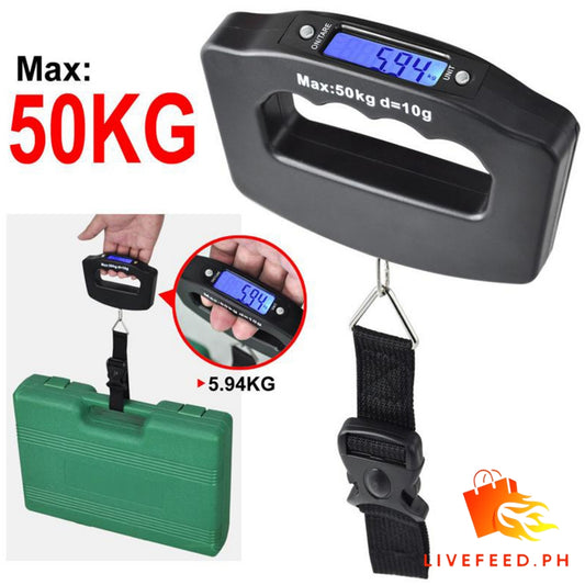 TravelScale Pro - 50kg Portable LCD Luggage Scale