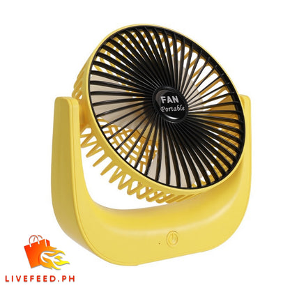 Portable USB Desktop Fan | Mini Handheld Fan with Multi-Angle Adjustment & Quiet Operation