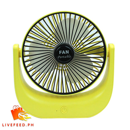 Portable USB Desktop Fan | Mini Handheld Fan with Multi-Angle Adjustment & Quiet Operation