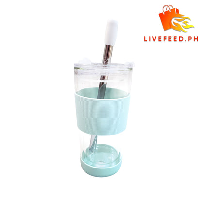 Double-Walled Teal Tumbler