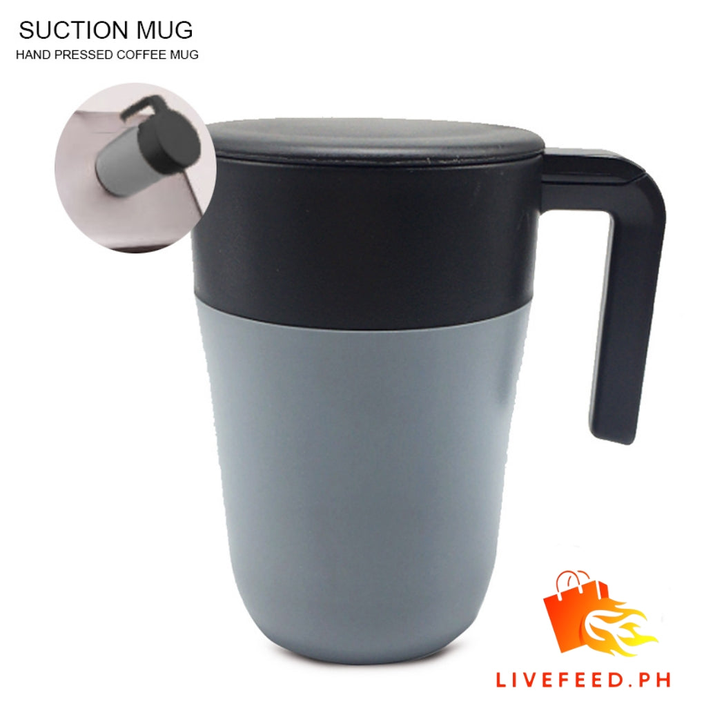 SuctionGrip 260ml Coffee Mug – Spill-Free Coffee Anytime, Anywhere