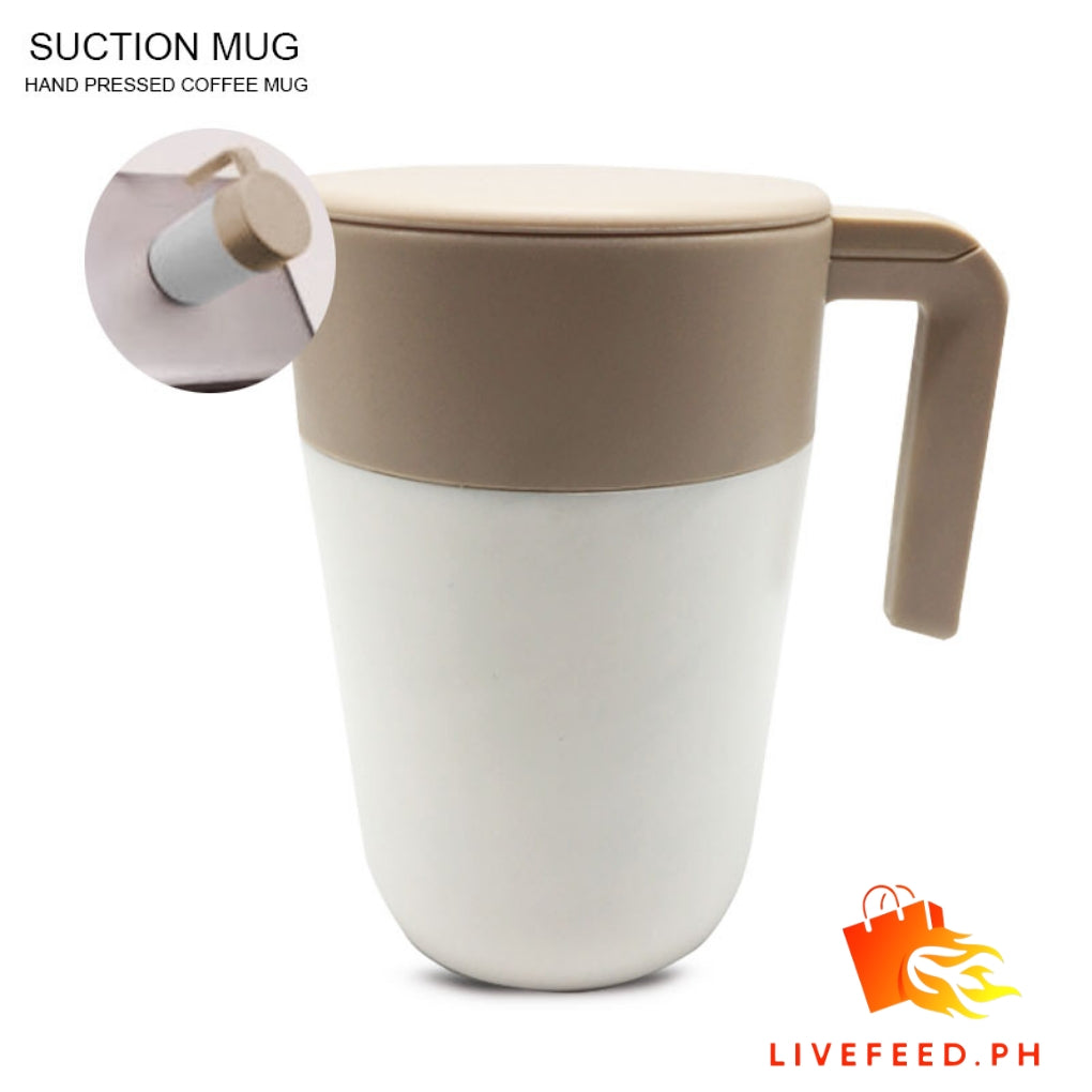 SuctionGrip 260ml Coffee Mug – Spill-Free Coffee Anytime, Anywhere