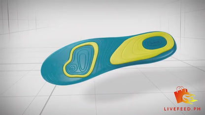 ShockGuard Gel Insoles: Soft Silicone Shock Absorbing Sports Cushioning